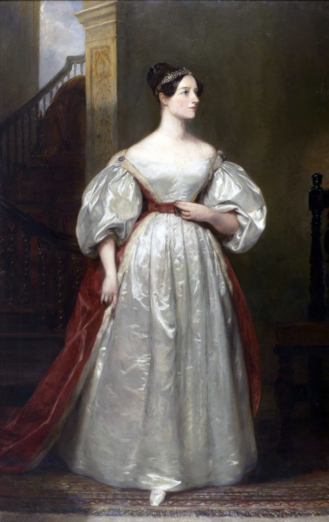 Portrait en pied d'AdaLovelace de Magaret Sarah Carpenter en 1836